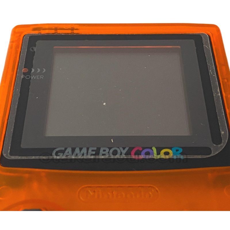 ゲームボーイカラー本体 (クリアオレンジ&クリアブラック)｜懐かしの