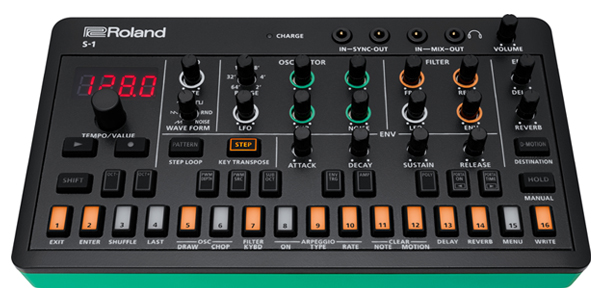 Roland AIRA Compact S-1│名機SH-101を基にして生まれたマイクロ
