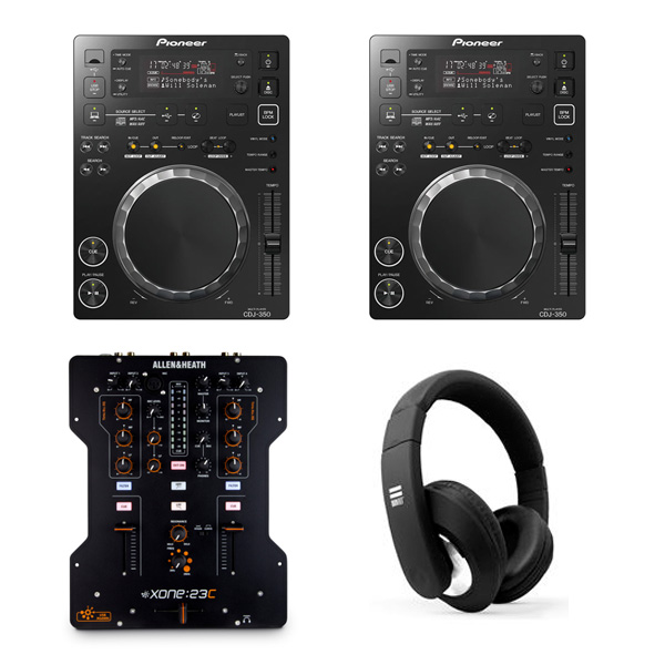 CDJ-350高機能セット(CDJ-350/XONE：23C/VOYAGE/USBフラッシュメモリー