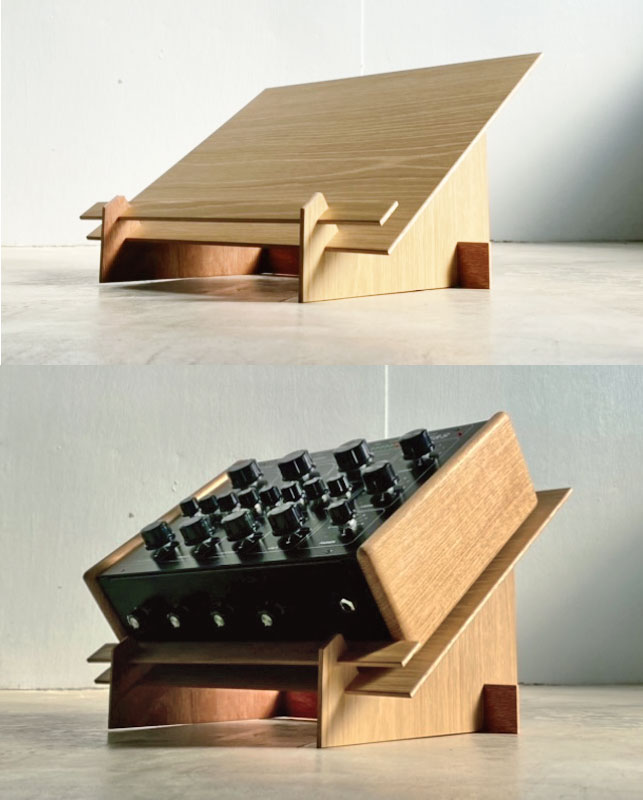 希少E&S DJR-400FX 名機ロータリーミキサー 赤GSAノブ 木製パネル 希少