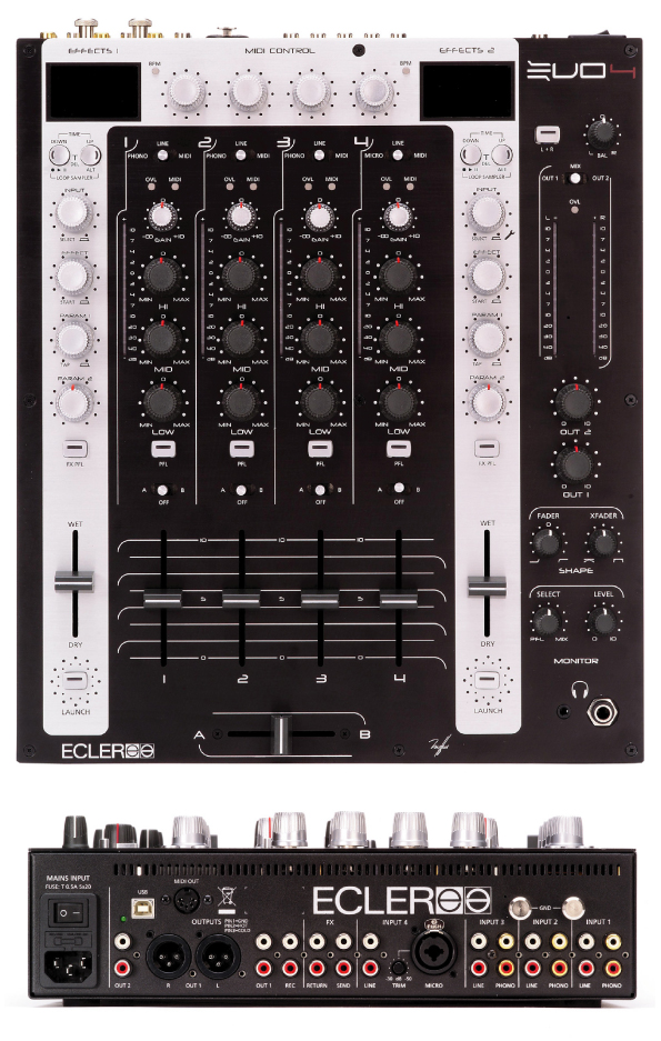 ECLER/DJミキサー/EVO4 -DJ機材アナログレコード専門店OTAIRECORD