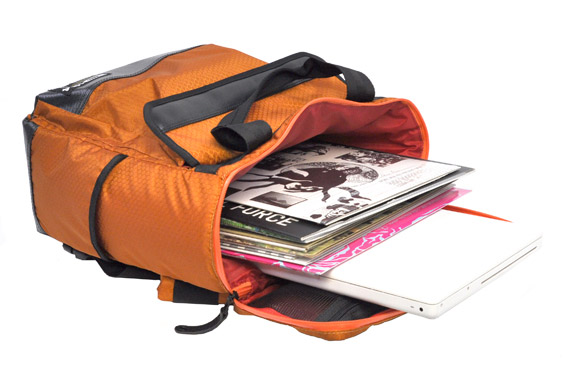 DIG4/DJバッグ/2 WAY VINYL TOTE レッド -DJ機材アナログレコード専門