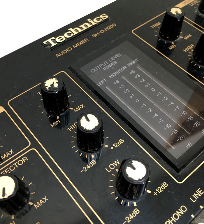 現状品】テクニクス DJミキサー Sh-DJ1200 音出し確認済み 現状品