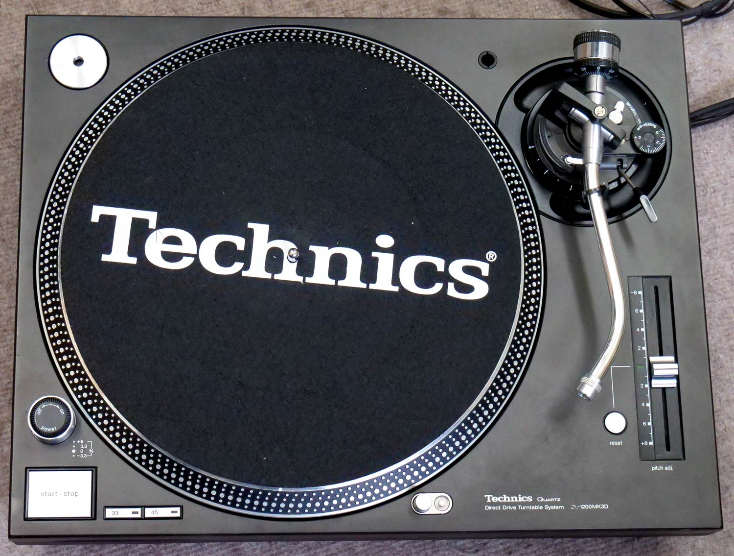 ☆動作品☆Technics SL-1200MK3D テクニクス ターンテーブル ヒップ