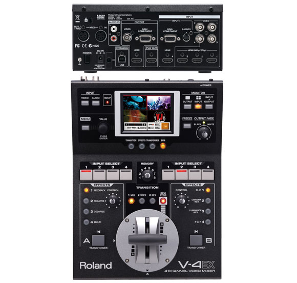 ROLAND/コンパクト・ビデオミキサー/V-4EX -DJ機材アナログレコード