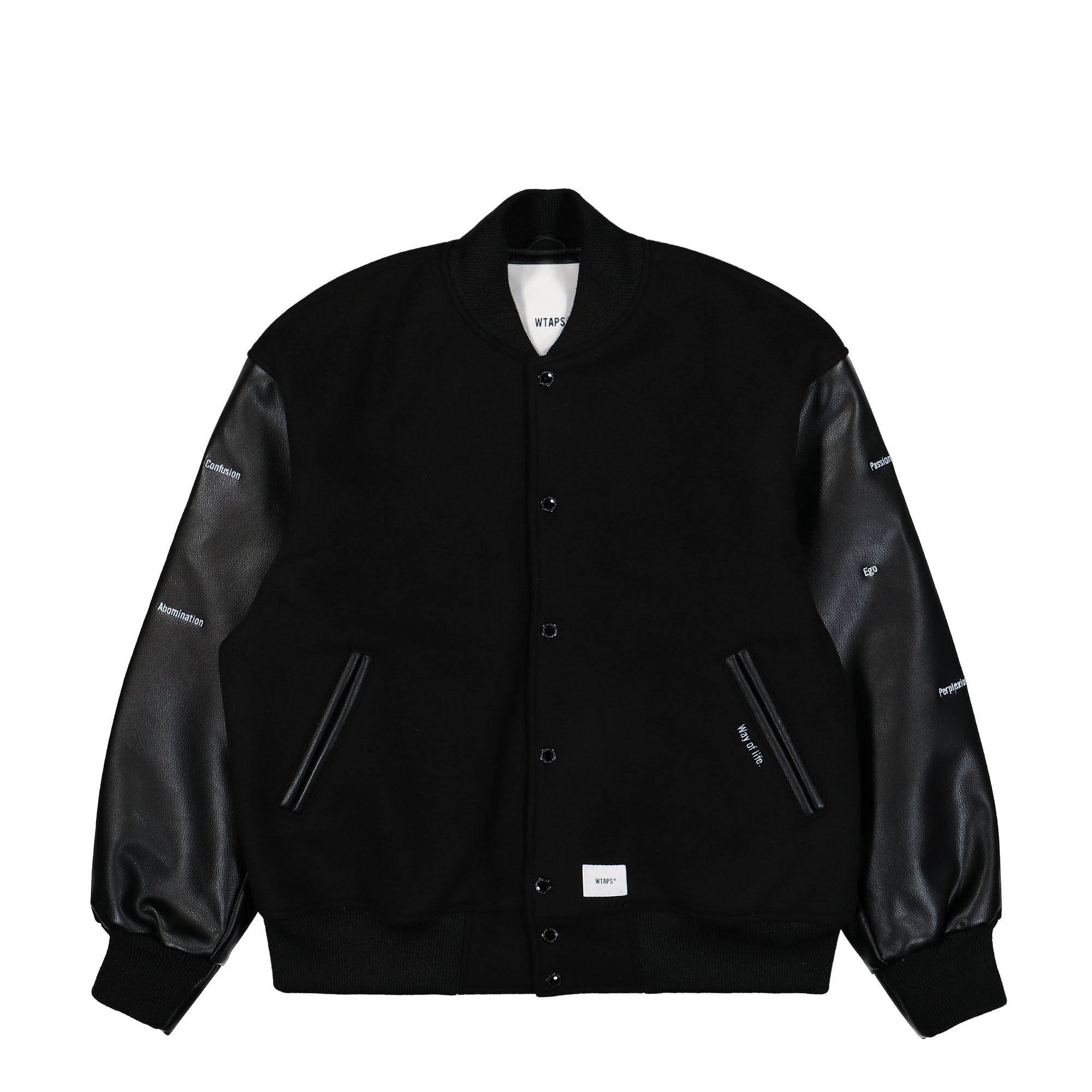 WTAPS BC / Jacket / WOPL. Melton. Synthetic 242CWDT-JKM06 / Black