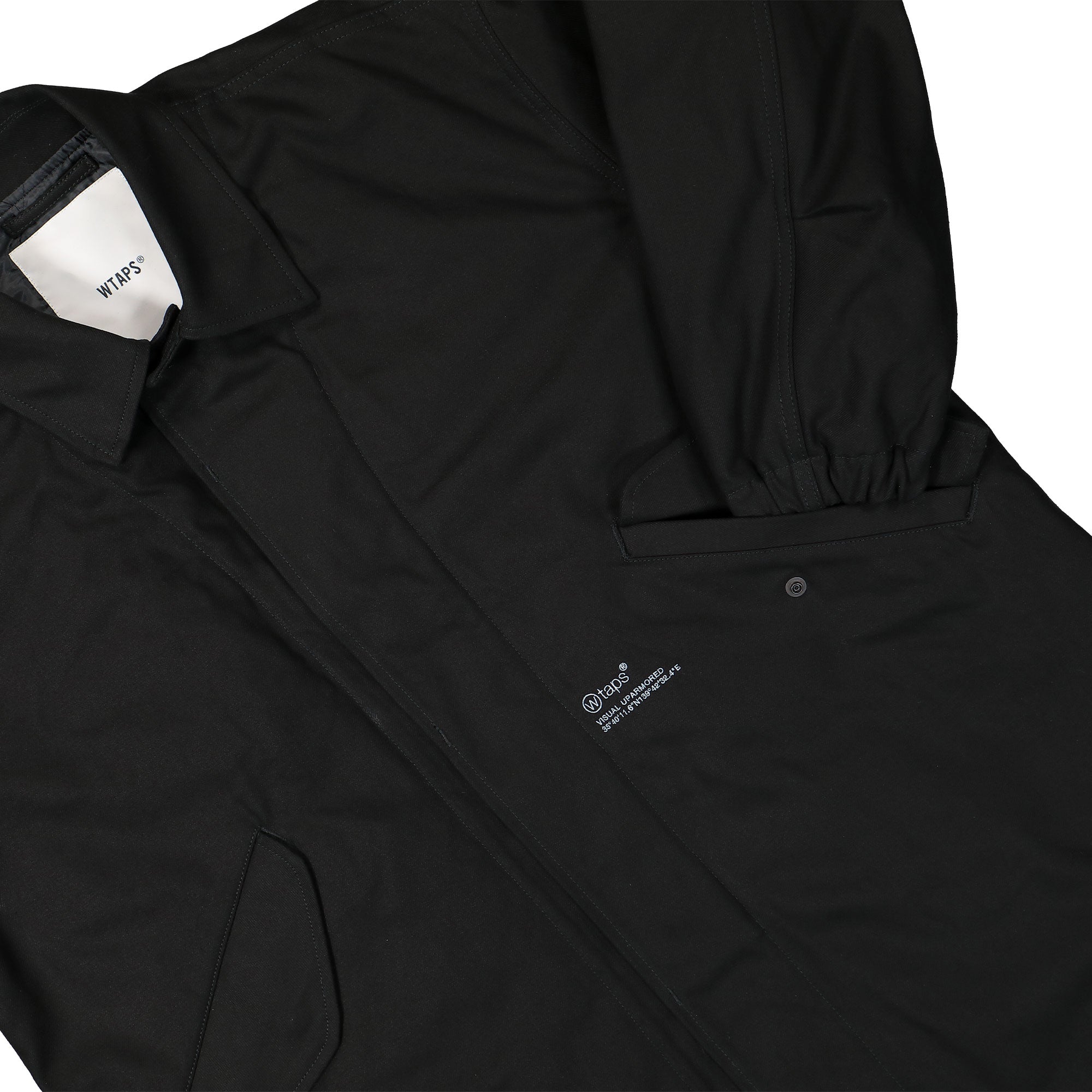 WTAPS Smock / Coat / Cotton.Serge 242WVDT-JKM03 / Black | OVERKILL
