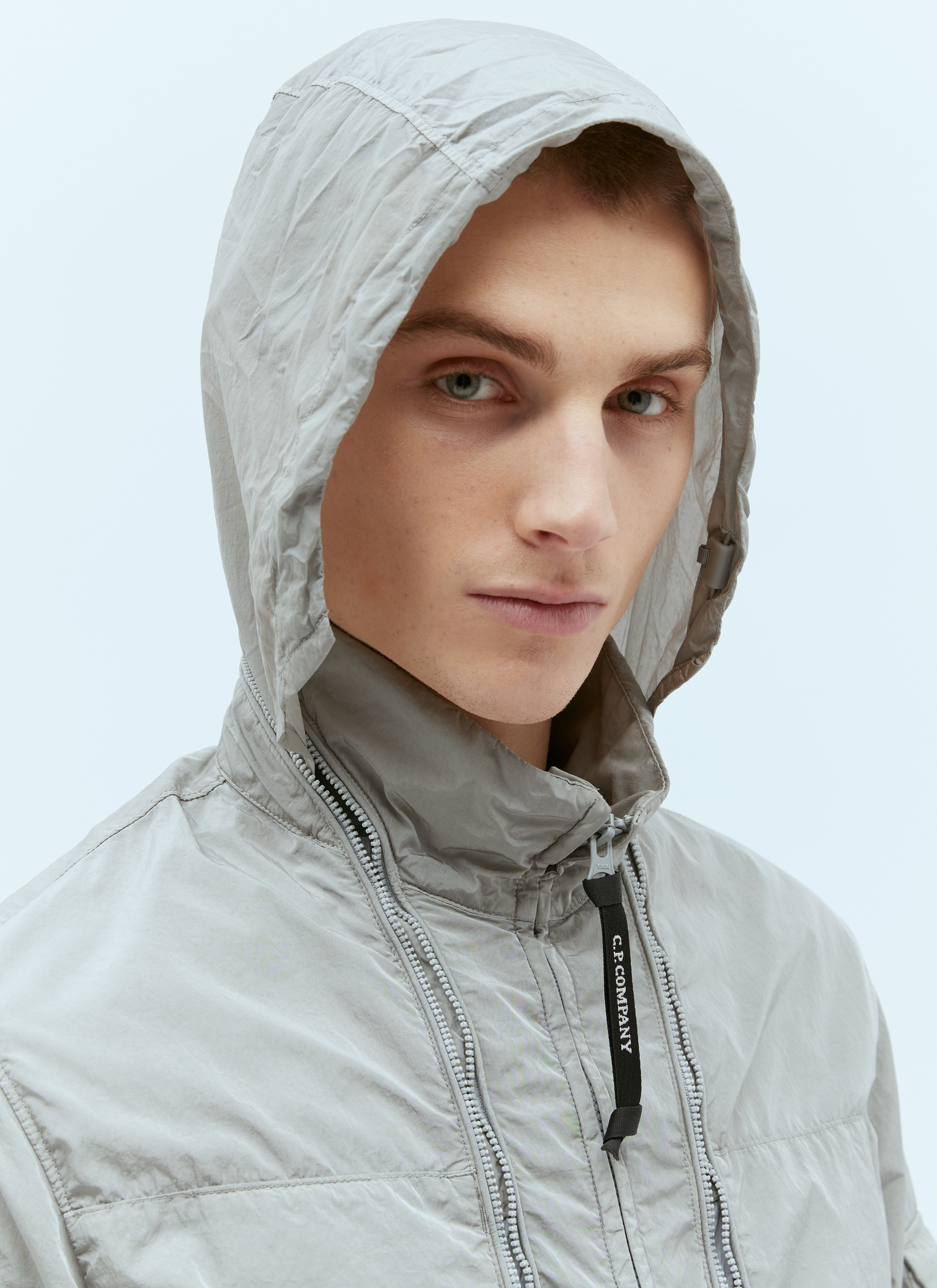 C.P. Company Men's' Chrome-R Zipped Jacket in Grey | LN-CC®