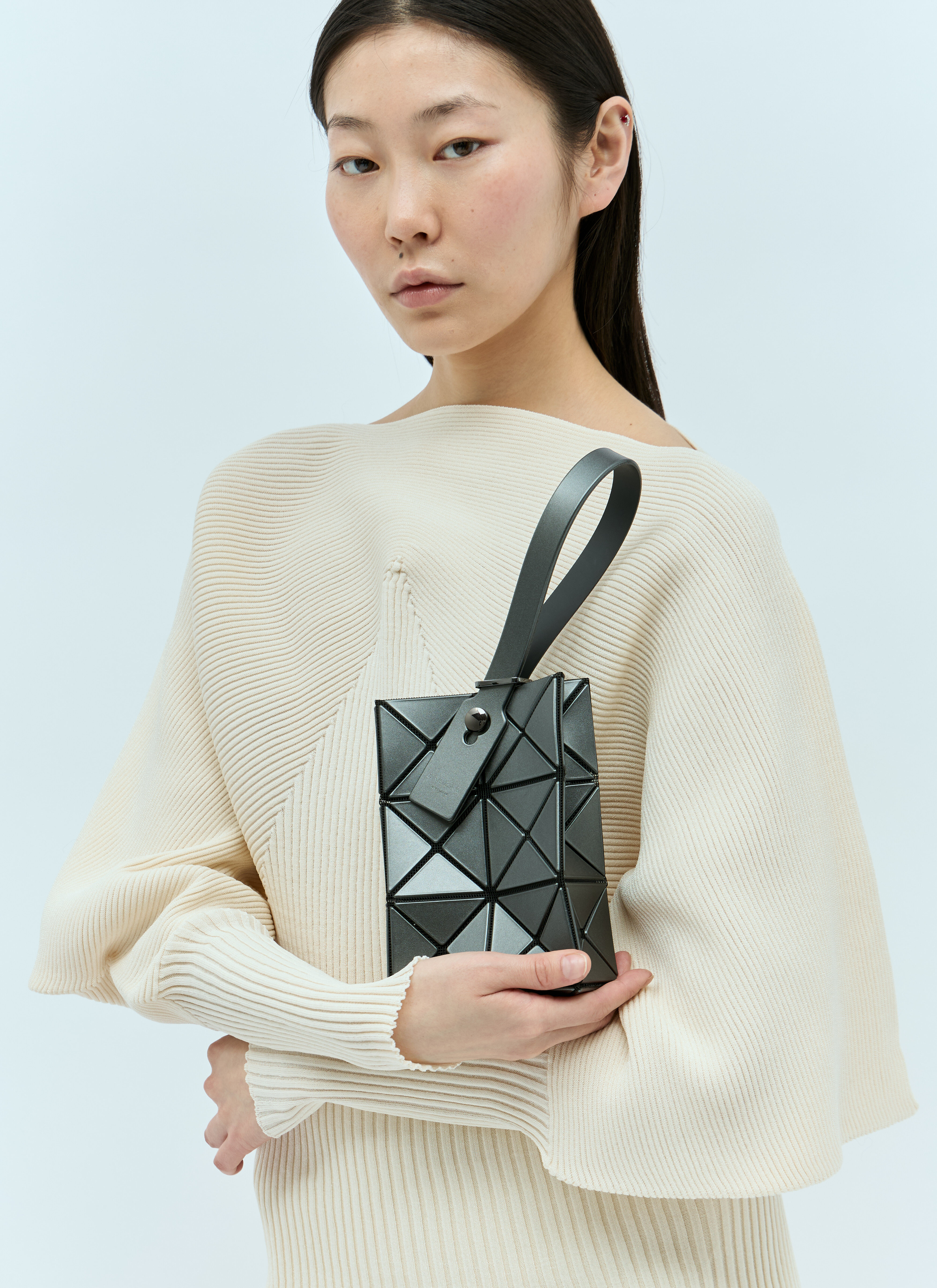 Bao Bao Issey Miyake Women's' Lucent Metallic Handbag in Grey | LN-CC®
