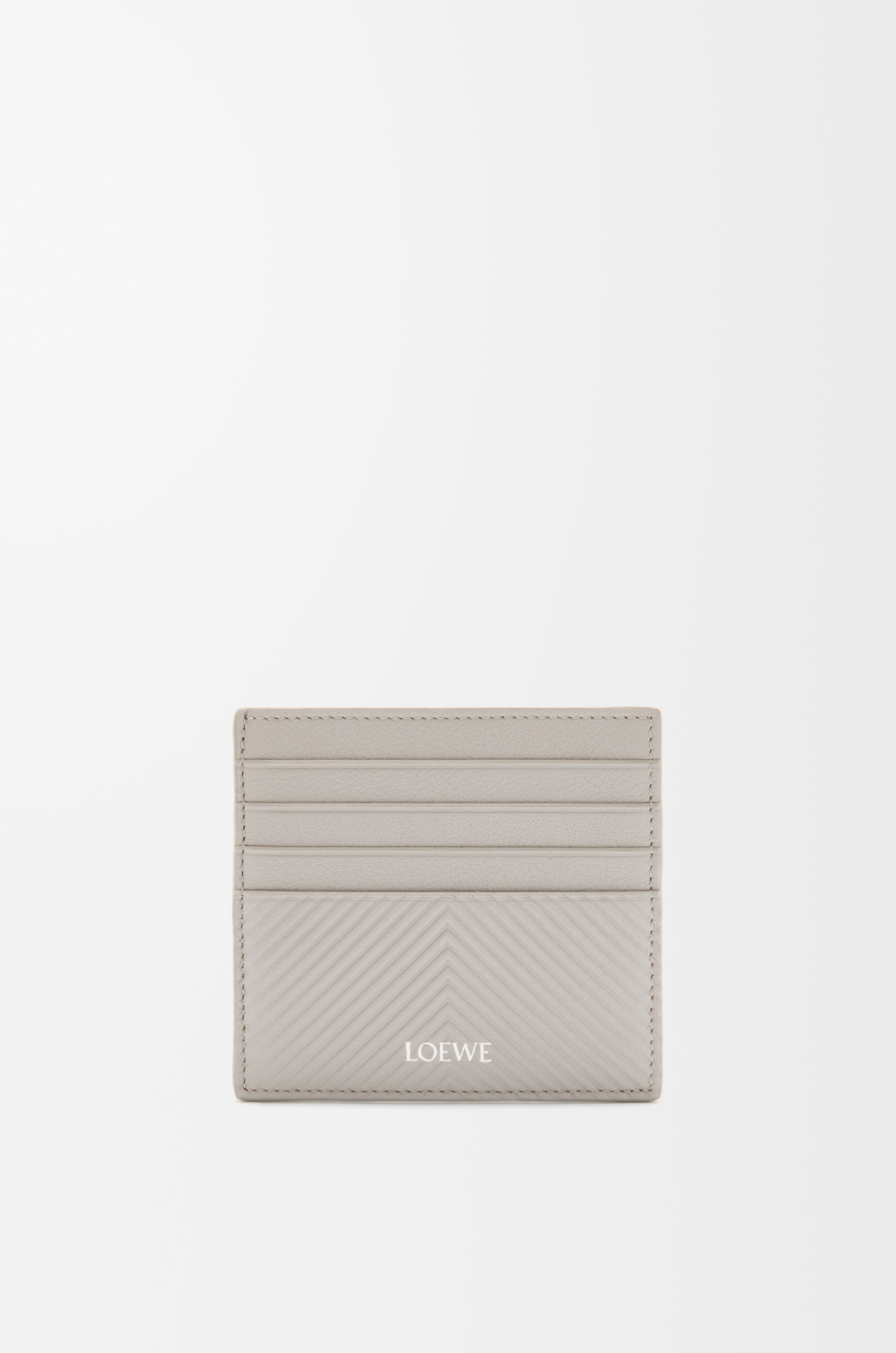 LOEWE グレー レザー 名刺入れ