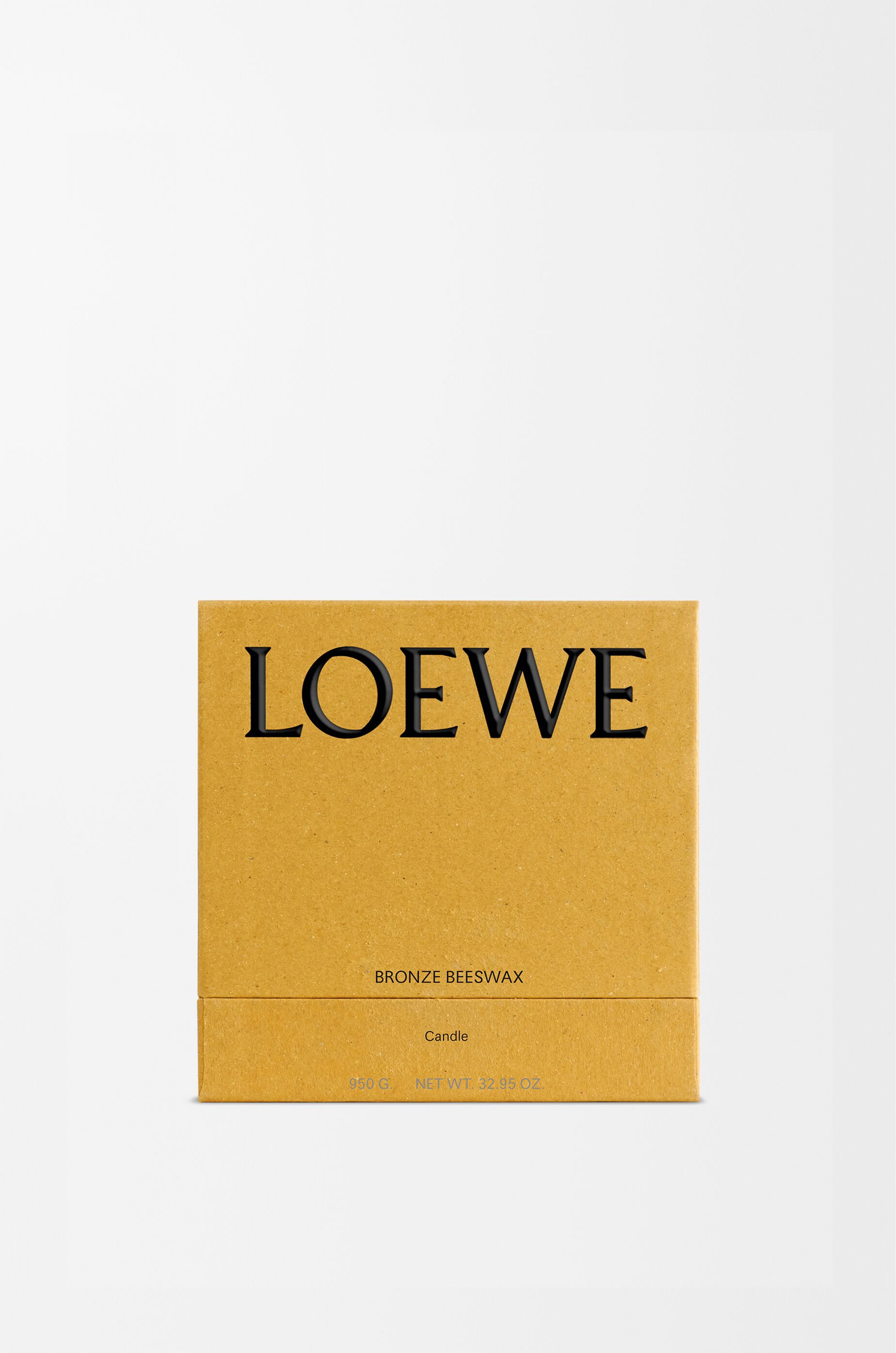 ブロンズ ビーワックス キャンドル ミディアム イエロー - LOEWE Japan