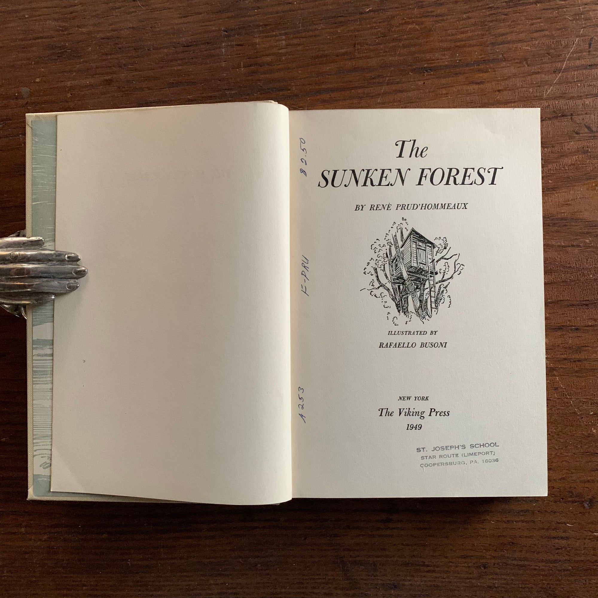 The Sunken Forest by Rene Prud'Hommeaux - 1949 Viking Press