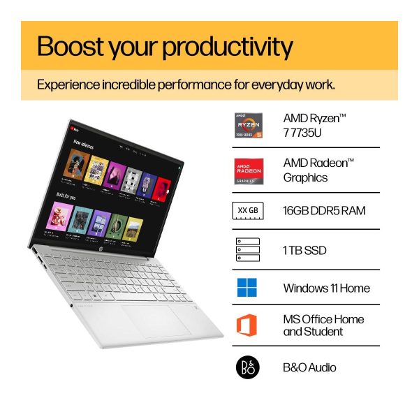 HP Pavilion Aero (2023) 13-BE2048AU Ryzen 7 Octa Core 7735U – (16