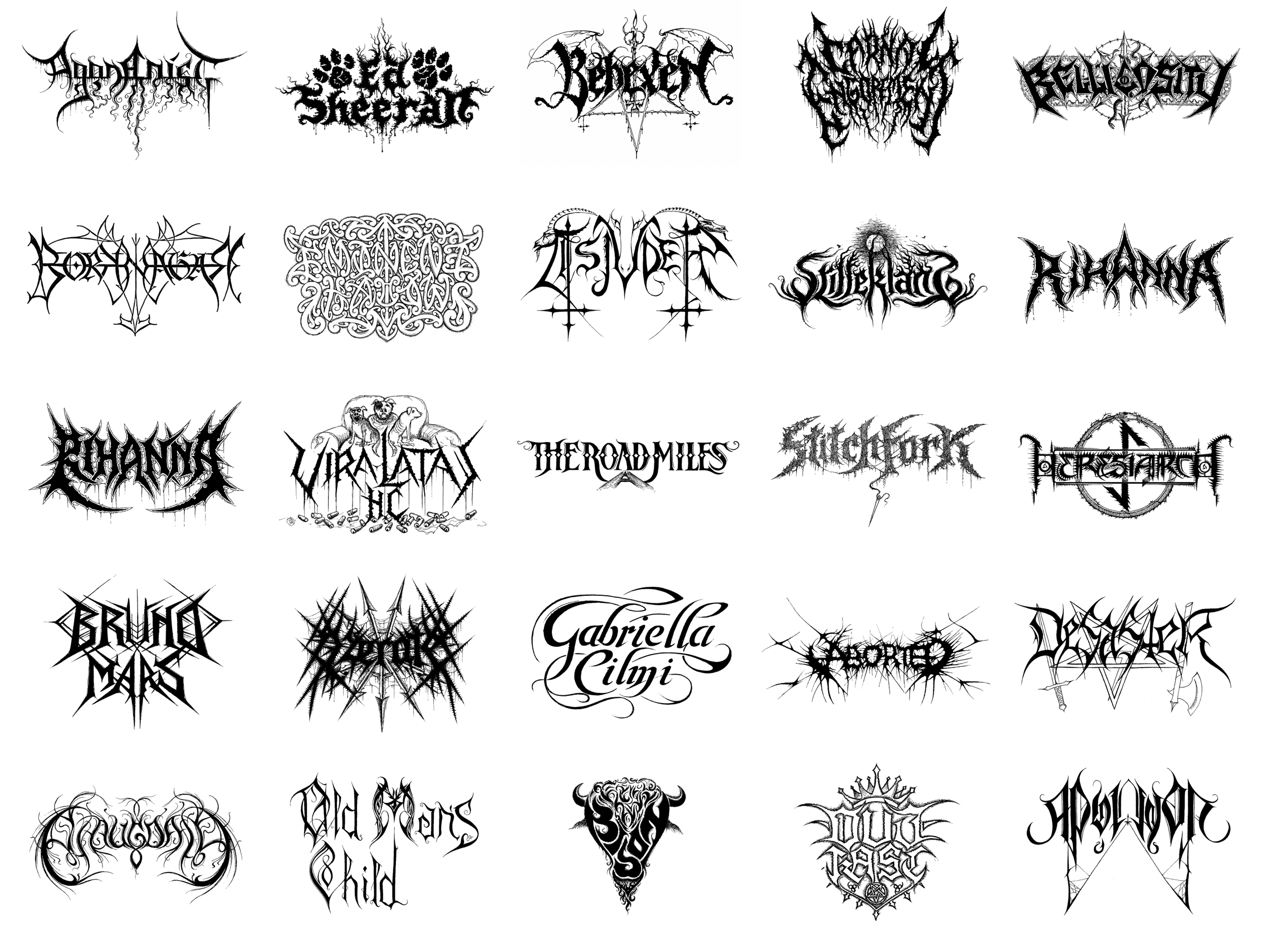 Christophe Szpajdel, Lord of the Logos | Logo Design Love