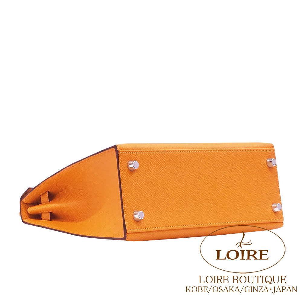 HERMES オレンジ ボックス 空箱　ケリー25 ケリーカザック”特別仕様のボックスと保存袋で織りなすプレミアム