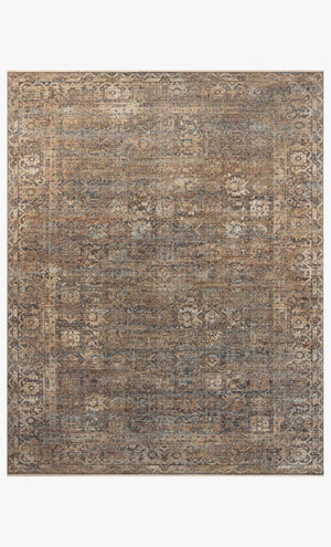 HER-07 MOCHA / DENIM | Loloi Rugs