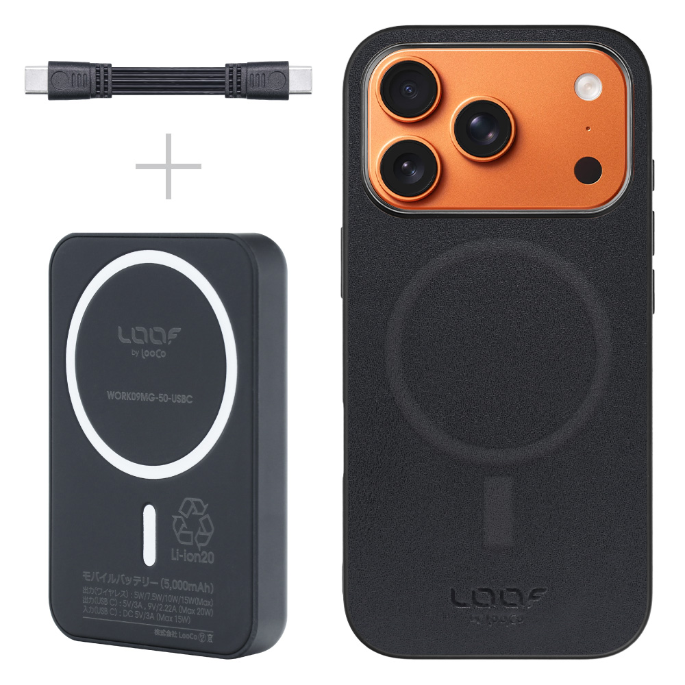 LooCo Official Shop / [ Mag+ BATTERY-SHELL ] iPhone 17 Pro