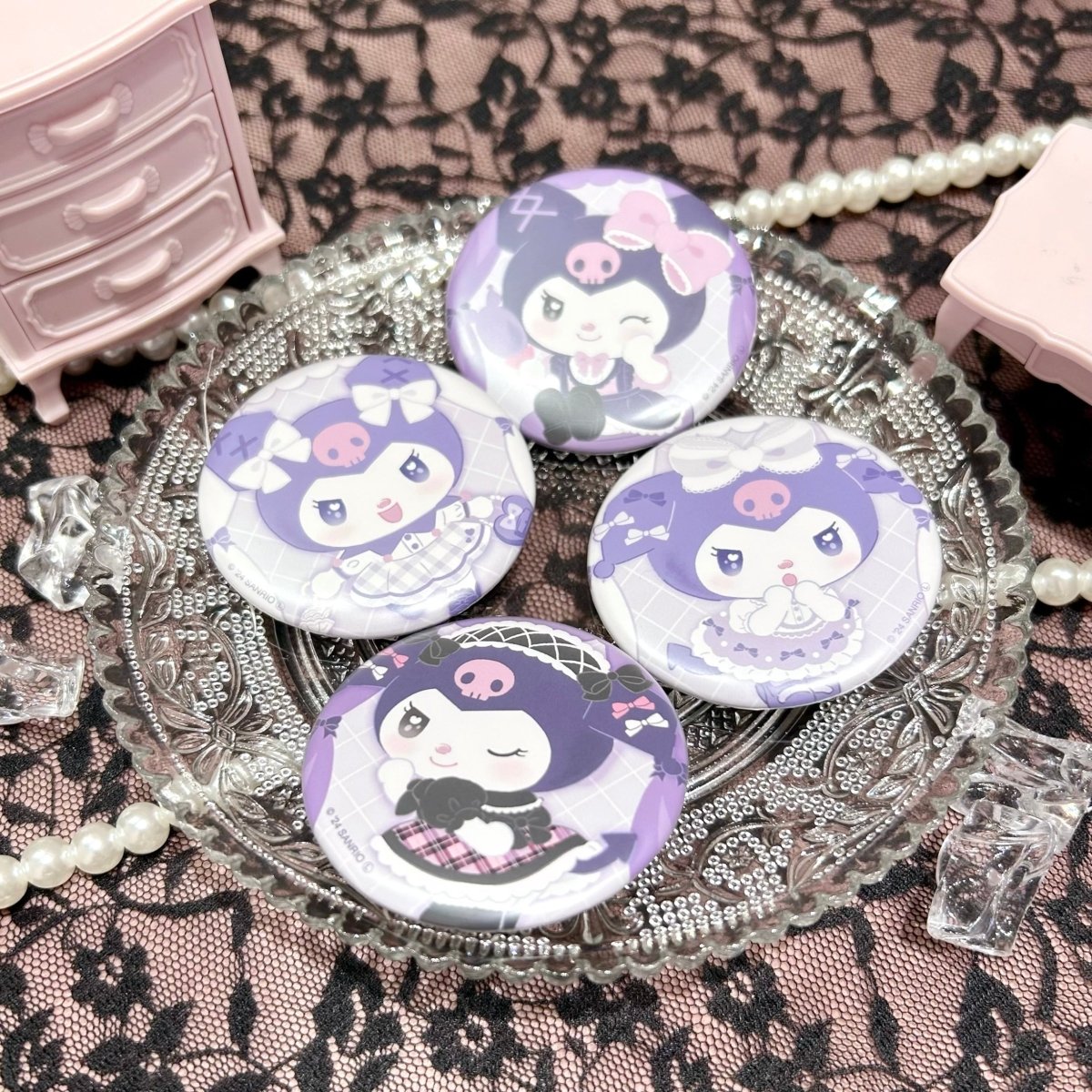 LAFARYオリジナル》クロミおめかしクローゼット♡缶バッジセットB