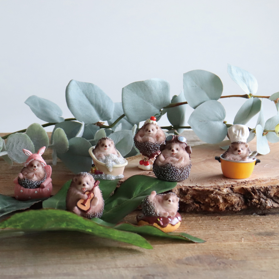 WOOBIA 】ウービア ハリネズミ ミニチュア H3.5cm イギリス ハンド