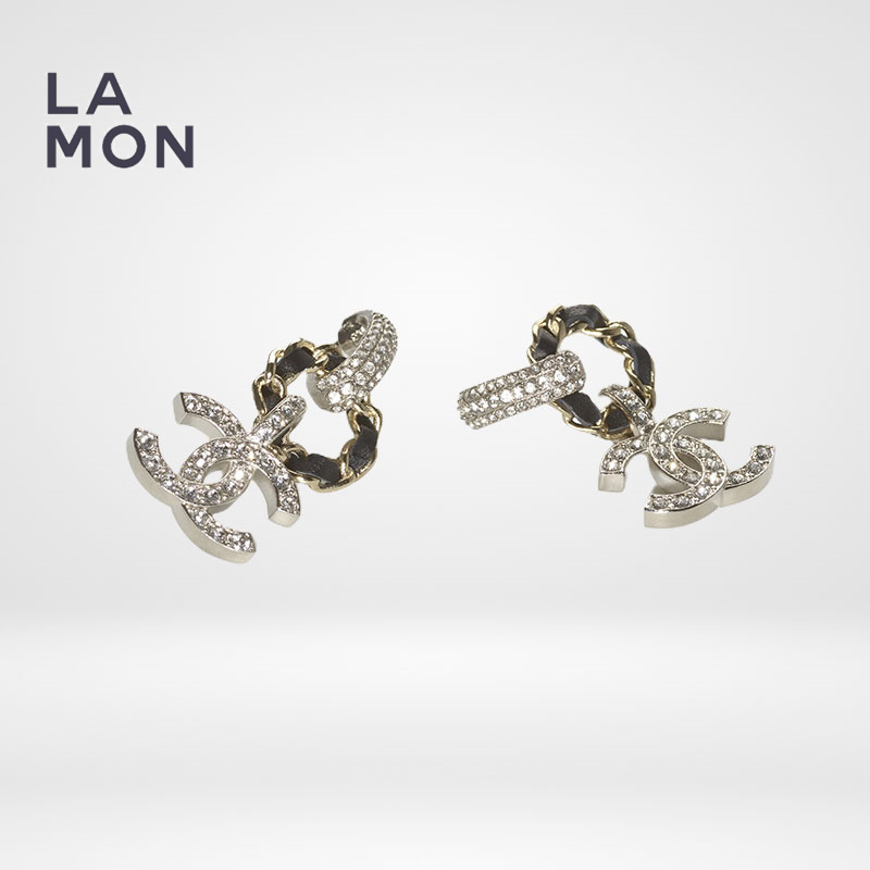 シャネル ピアス CHANEL EARRING AB6896 ココマーク メタル ストラス