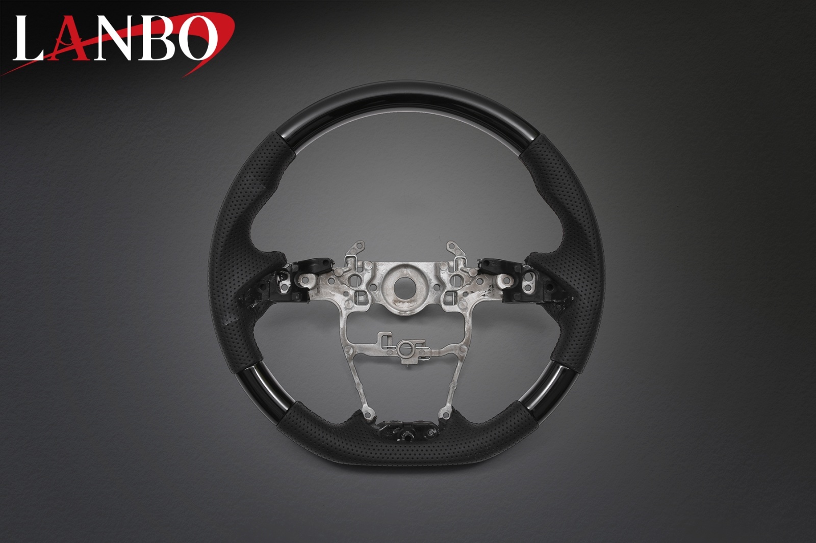 LANBO オリジナルステアリング ガングリップ ［ヤリス MXPA10系/KSP210系］