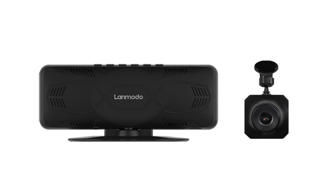 Lanmodo Vast M1: Screen Lens Separated Dual 1080P Automotive Night