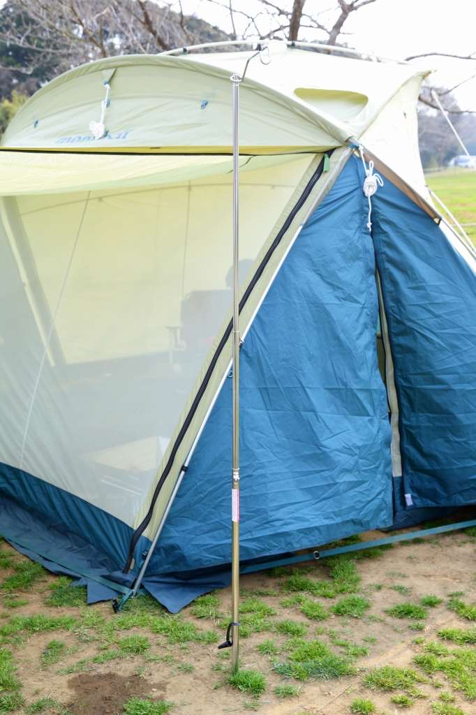 モンベル】アストロドームとムーンライトテントをドッキング