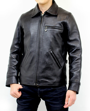 ゴートスキンライダースジャケット（山羊革）襟付き革ジャン｜革製品