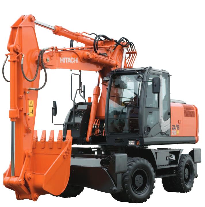 Hitachi ZX 210 W 3 specificaties & technische gegevens (2007-2014)