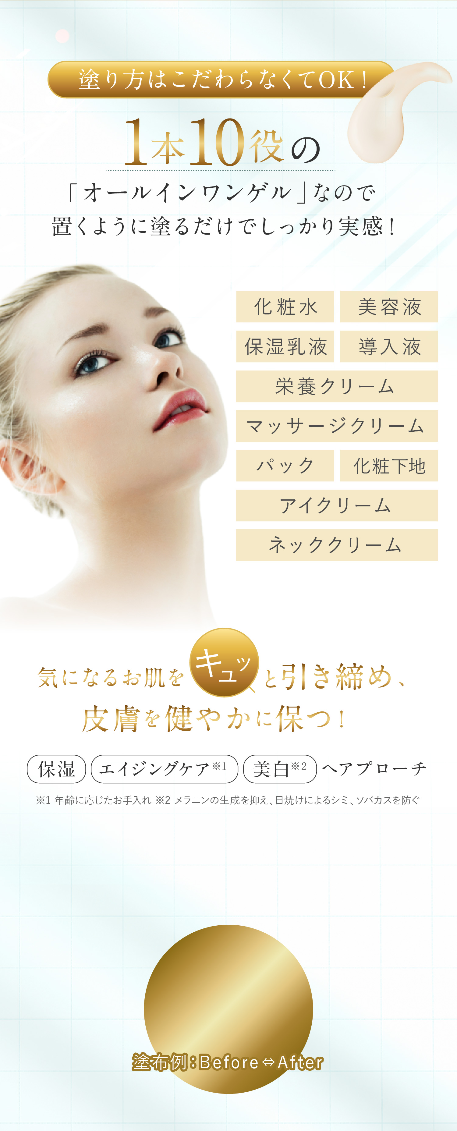 サイズダウンパーフェクトゲル