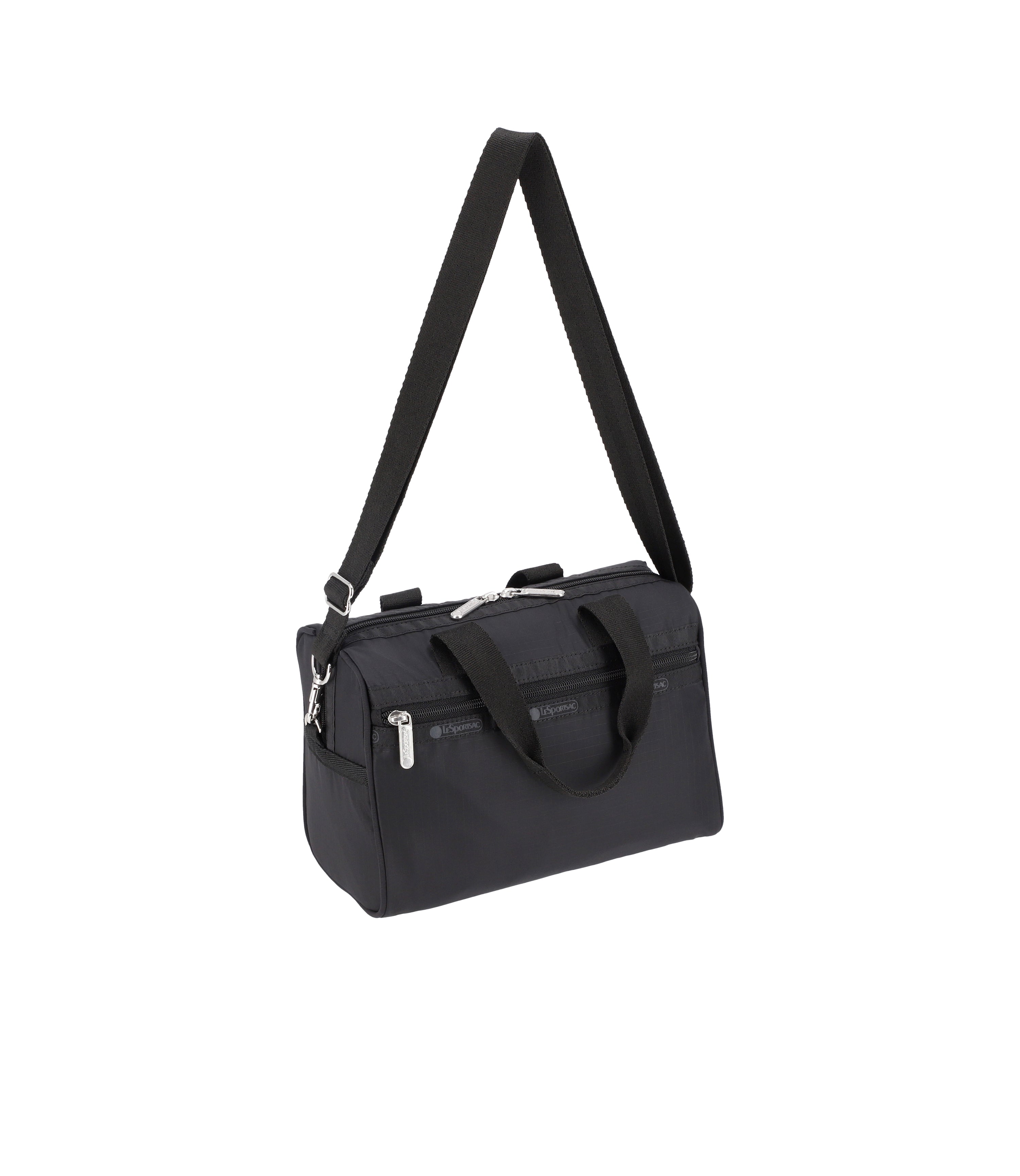 Solid Black Everyday Small Satchel Bag | LeSportsac
