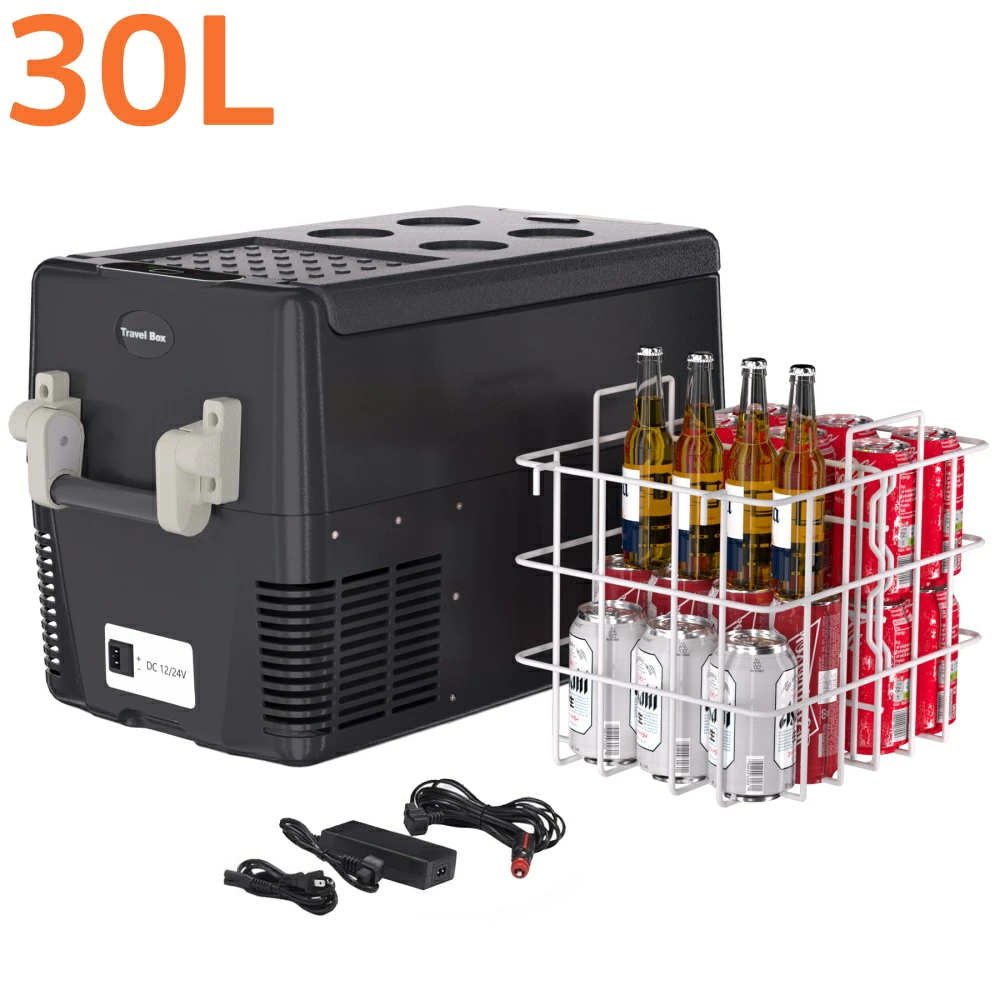 車載冷蔵庫 30L/40L/50L コンプレッサー式 ポータブル冷蔵庫 AC/DC -20