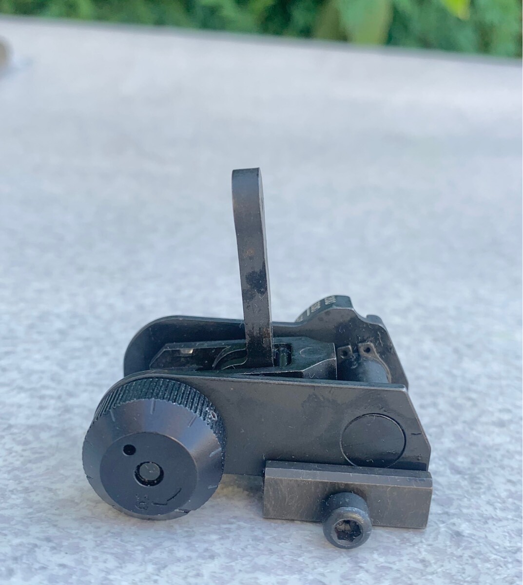 米軍実物 MATECH M4 M16 BUIS フリップアップ リアサイト ARMS