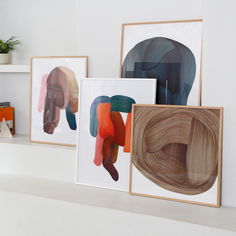 ロナンブルレック Drawing 24 (オークフレーム付き) - アート