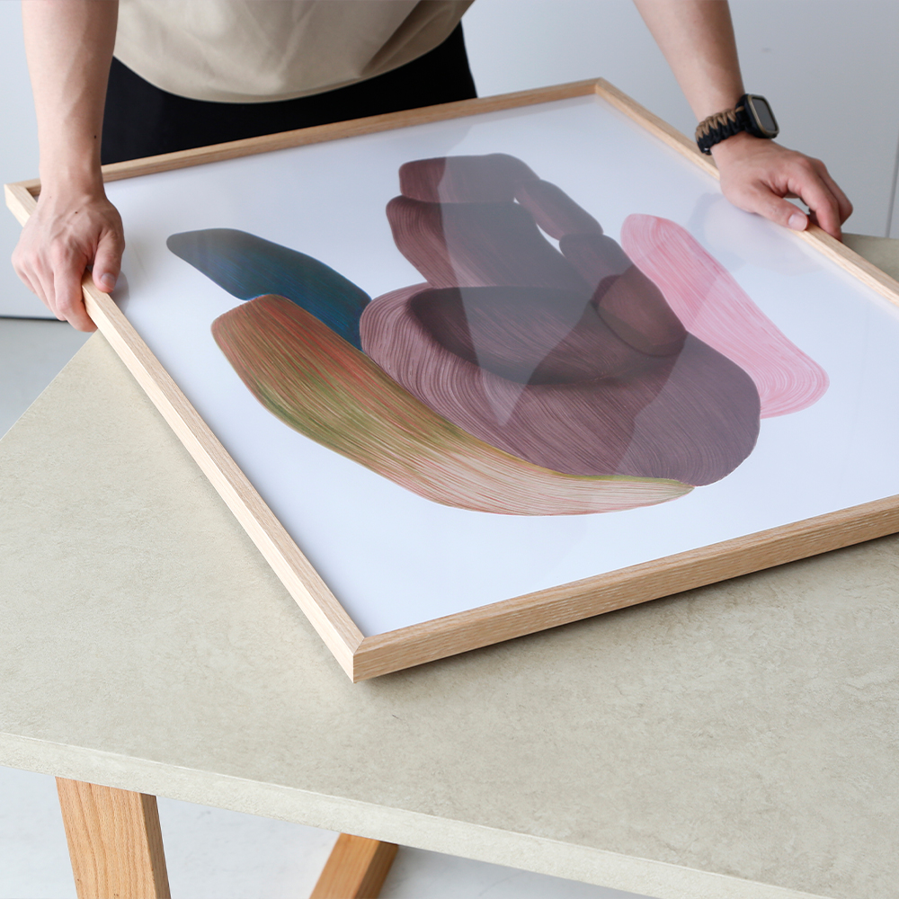 ロナンブルレック Drawing 24 (オークフレーム付き) - アート