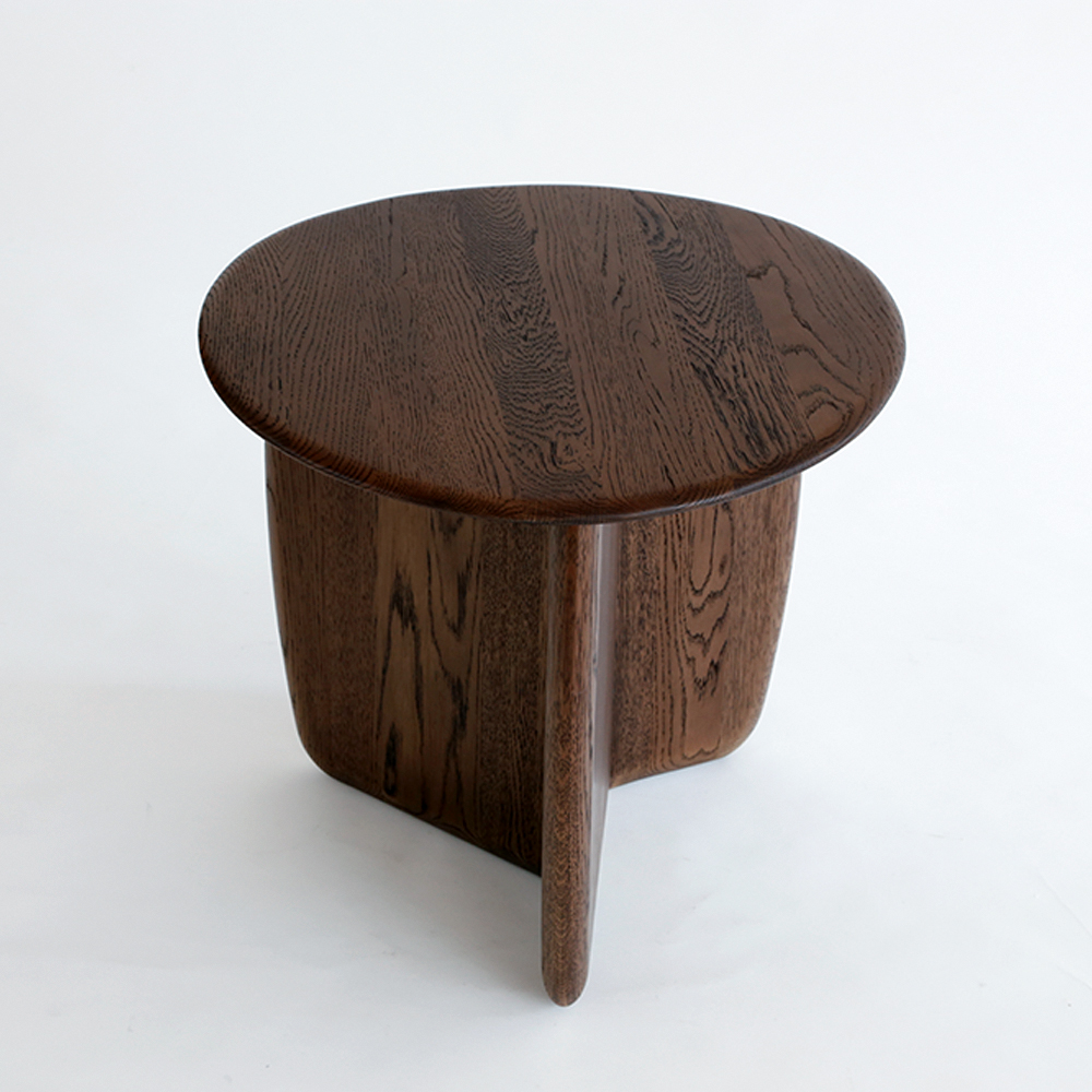 EDEN side table Espresso Oak top-Espresso Oak leg - サイドテーブル