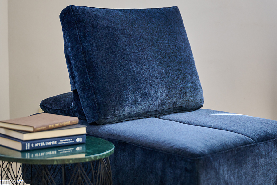 NESSO（ネッソ）オットマン ＋ クッションレスト（本体：ES01