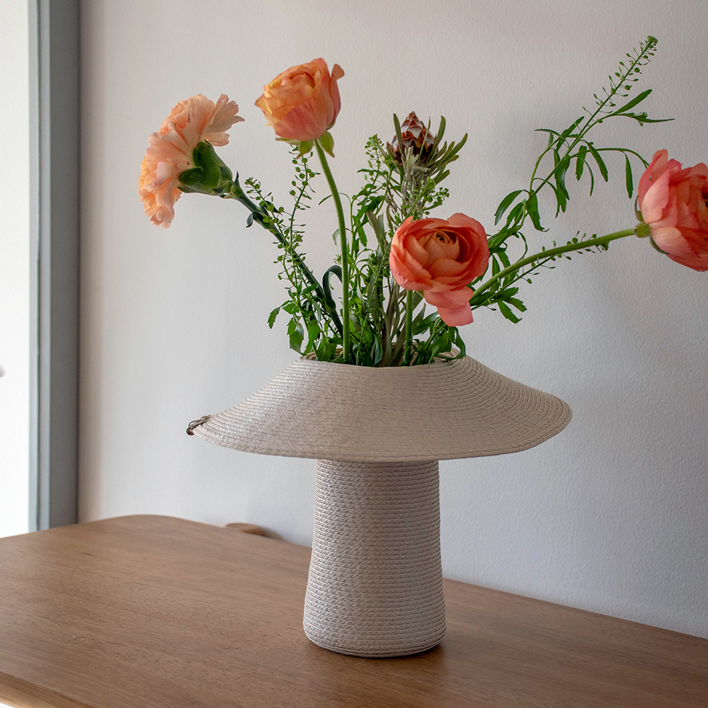 新仕様】Lapel （ラペル）フラワーベース S rose（2クリップ） - 花瓶