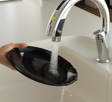 取付工事付 キッチン用タッチレス水栓 ナビッシュ ハンズフリータイプ