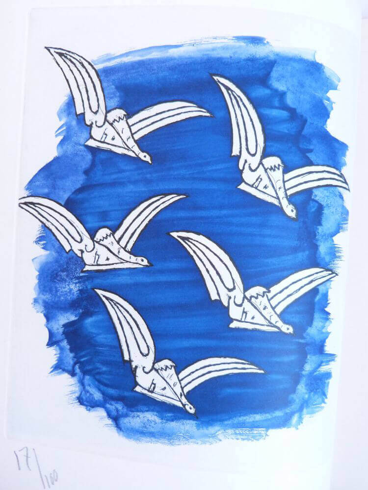 La Bibliothèque en feu, édition originale | René Char, illustré