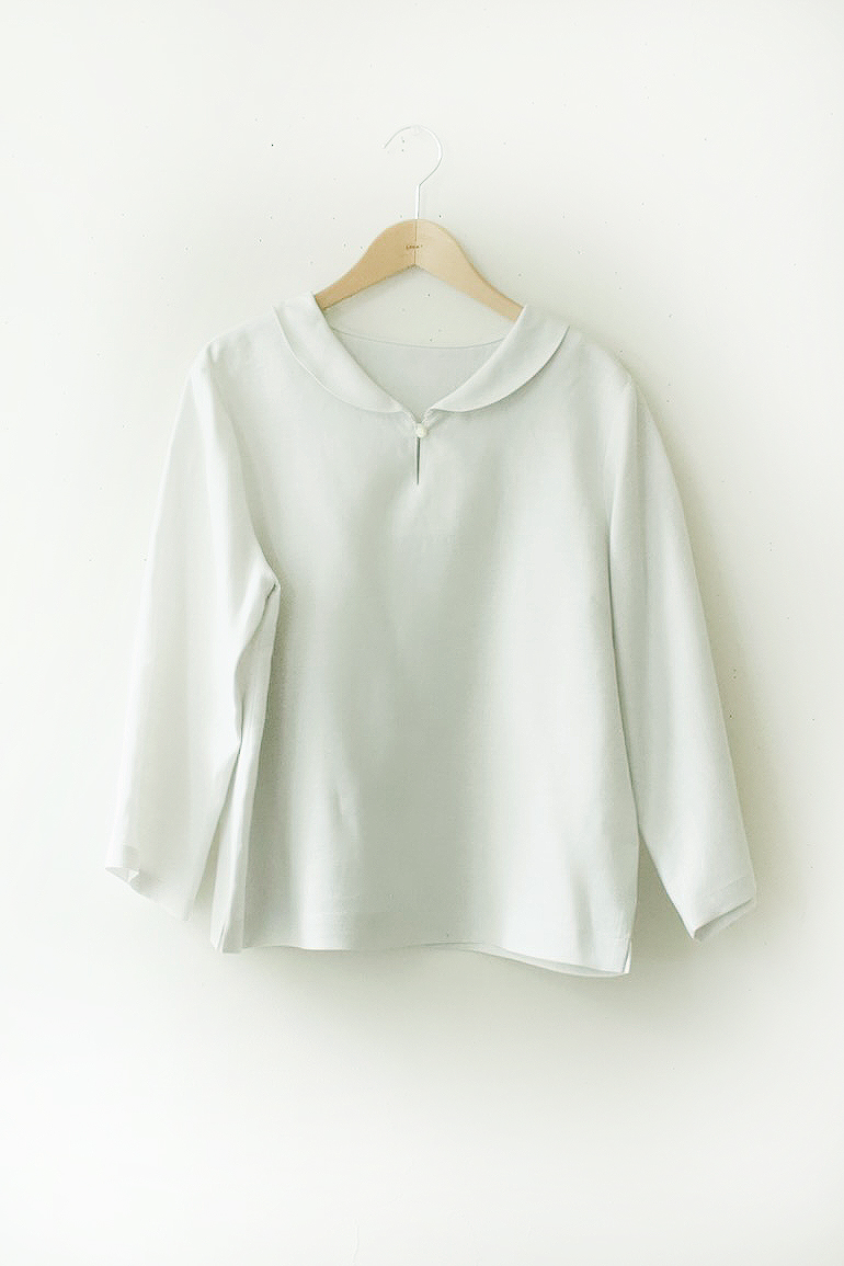 プロダクト ブラウス/へちま衿ブラウス