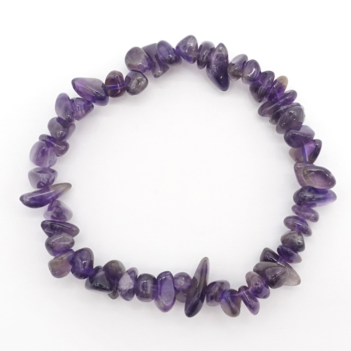 天然石アクセサリー ブレス 希少石 紫水晶 2月 誕生石 慈愛