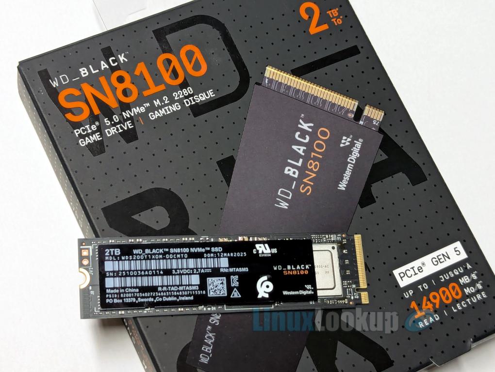 SanDisk WD_BLACK SN8100 2TB SSD Review | Linuxlookup