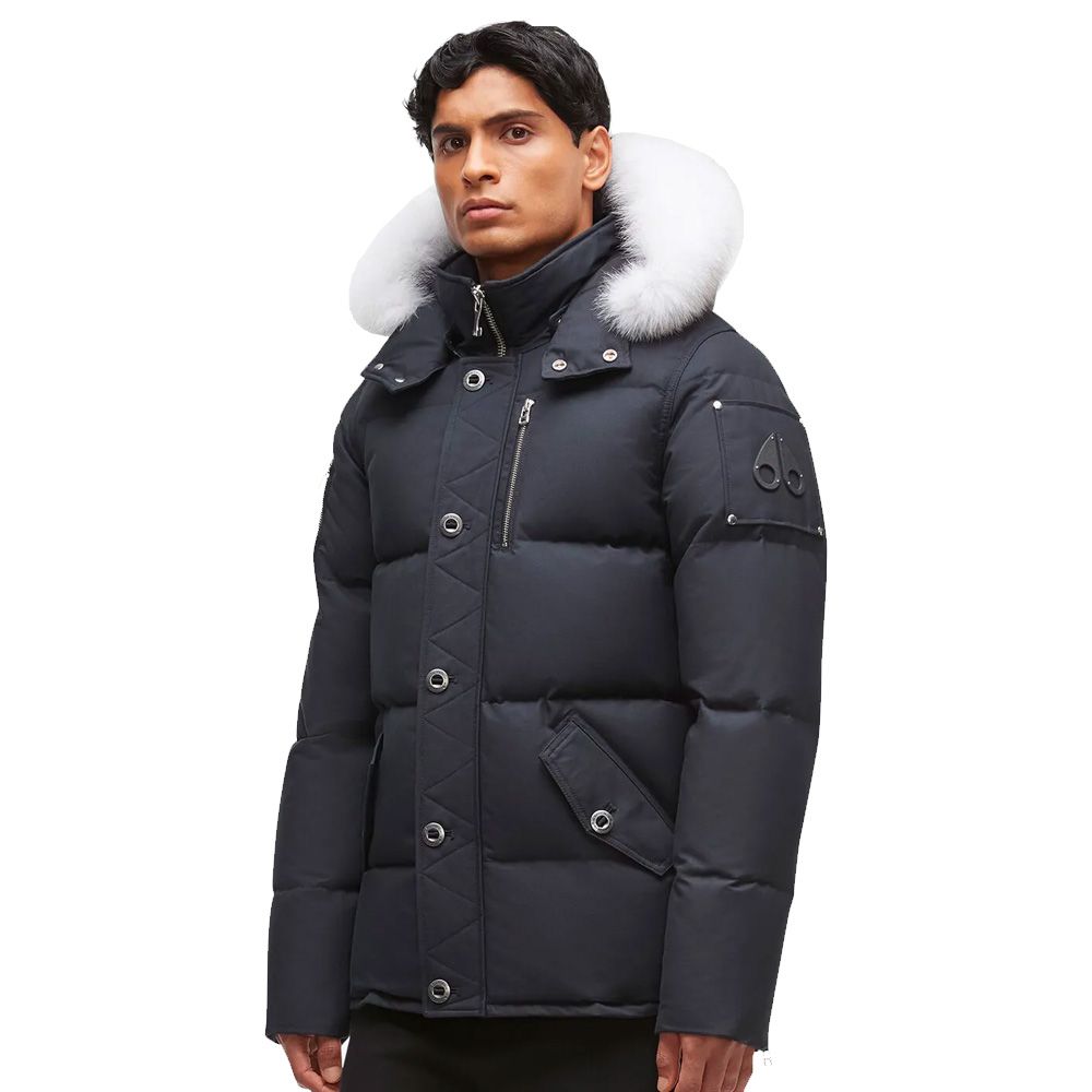 Moose Knuckles Original 3Q Fur Jacket - Navy