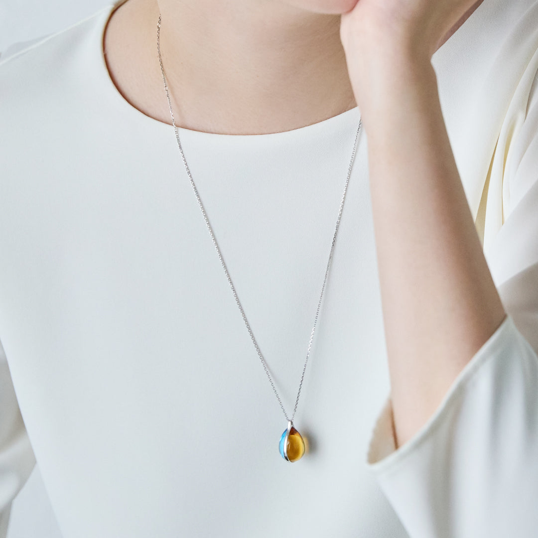 Shizuku Grand (Silver) ネックレス – マザーハウス 公式サイト