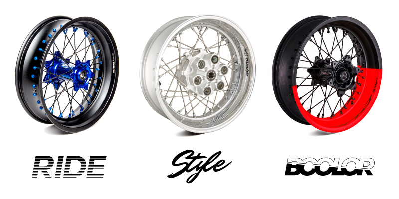 前後セット・STS2 鍛造リム） alpina チューブレスホイール Ducati用