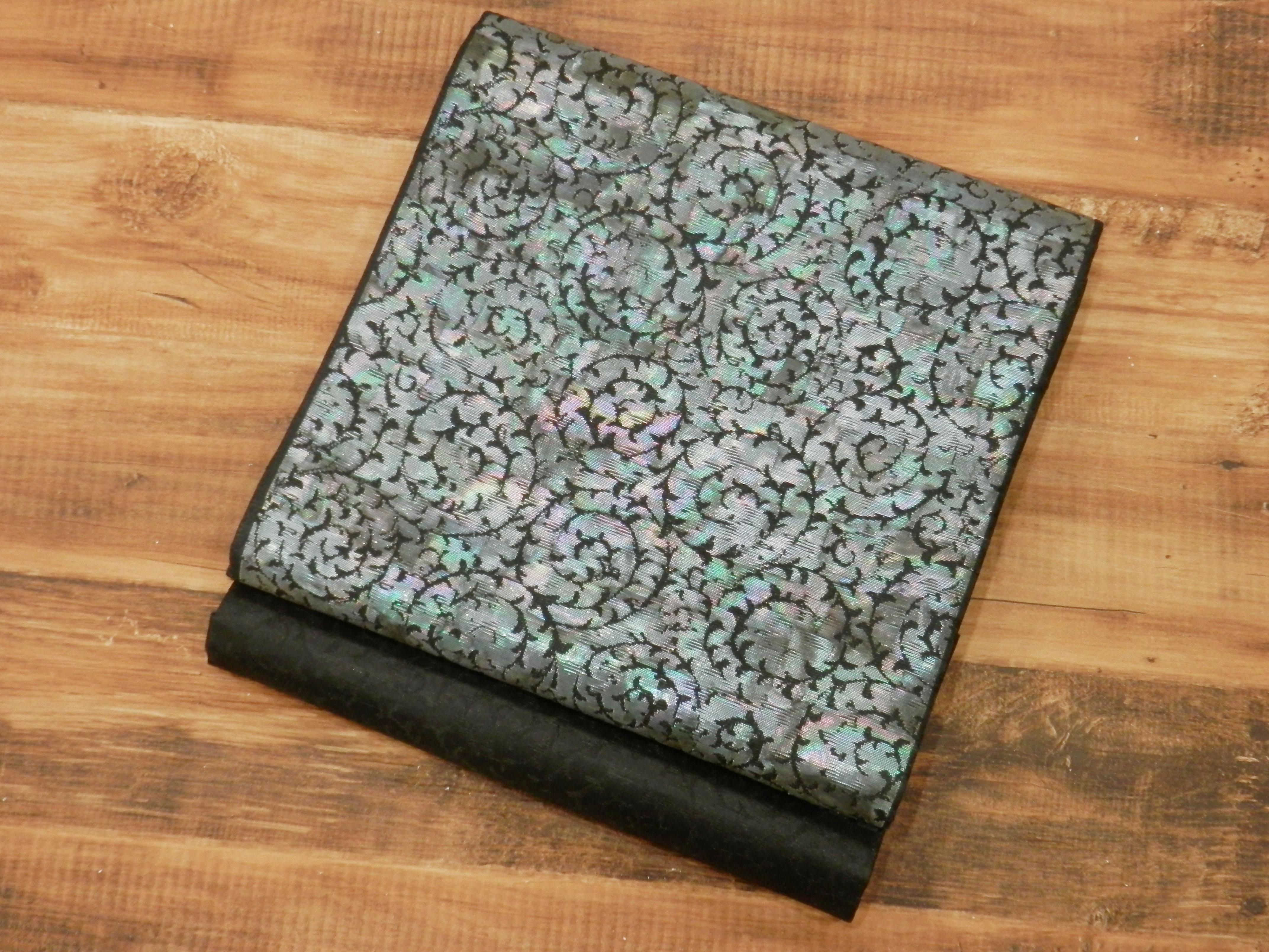 誉田屋源兵衛 螺鈿袋帯 綺羅織璃 きらおり 誉田屋 袋帯 【お仕立て付き