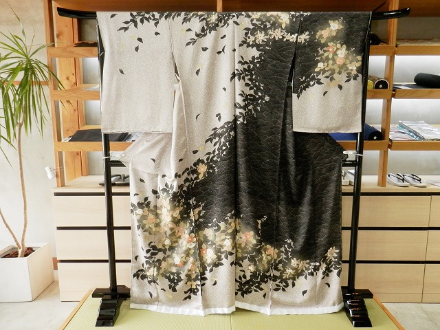 正絹京友禅訪問着 福岡市南区の呉服店で着物・男きもの・帯・浴衣