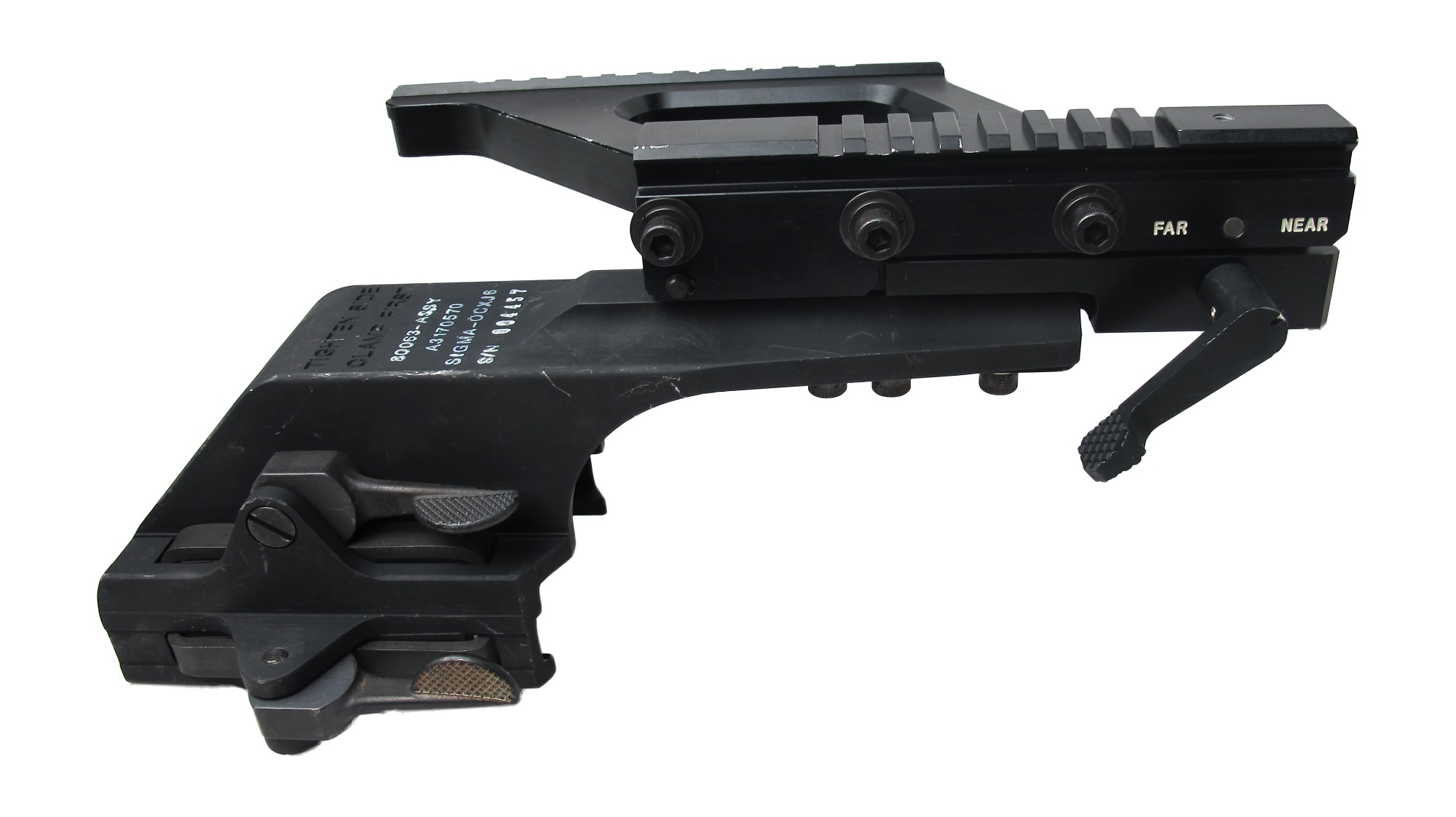 米軍 実物 M2 Browning Scope Mount with Rail M2 Browning Scope