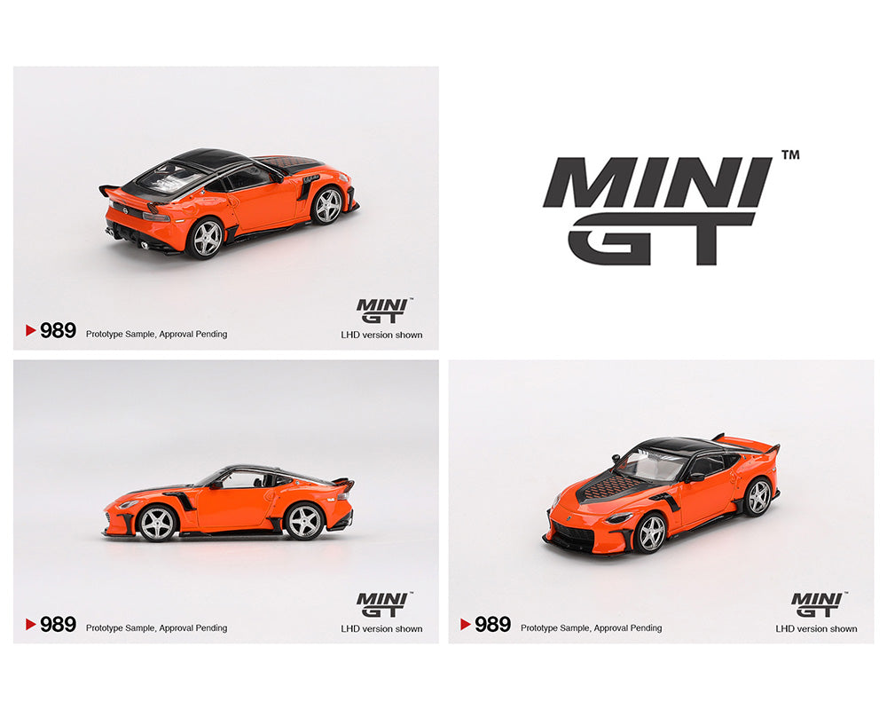 PREORDER* MINI GT 1:64 Nissan Z VeilSide FFZ400 in Orange – Model